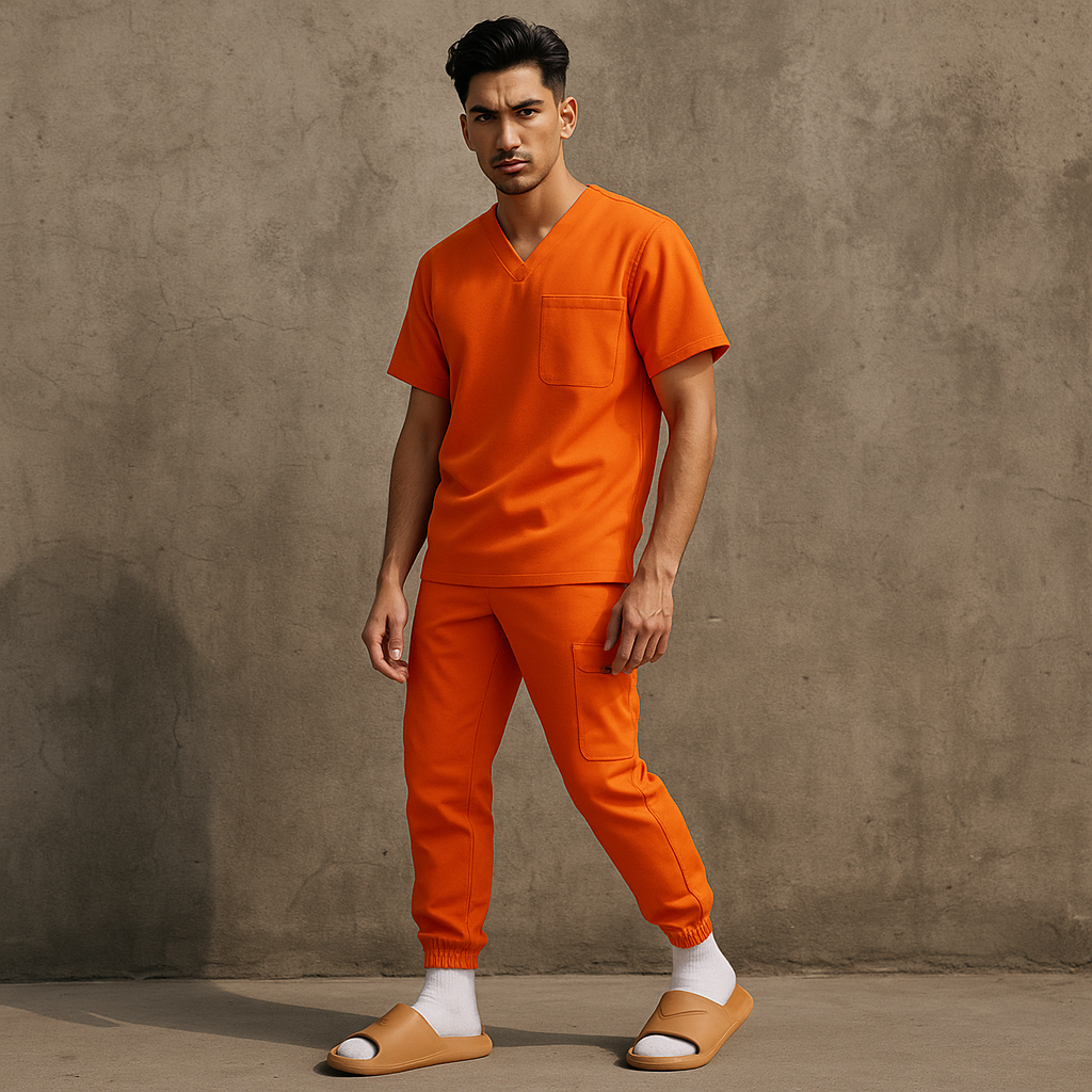 Upgraded Inmate Orange Scrubs (Joggers)