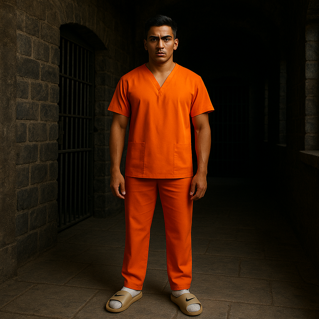 Basic Inmate Orange Scrubs